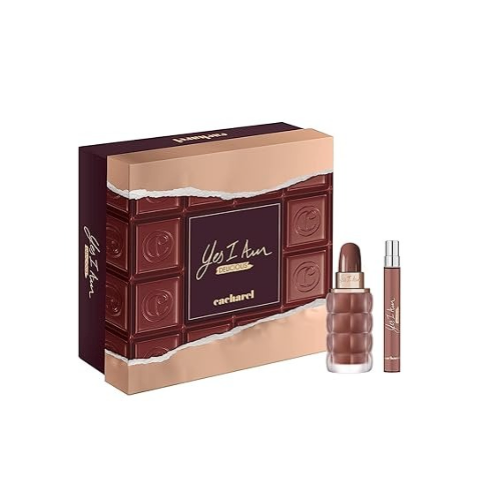 CACHAREL Yes I am Delicious Gift Set EDP 1.7 Fl Oz +.34 Fl Oz.